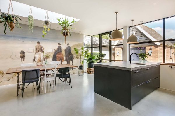 moderne keuken ergens in noord-holland