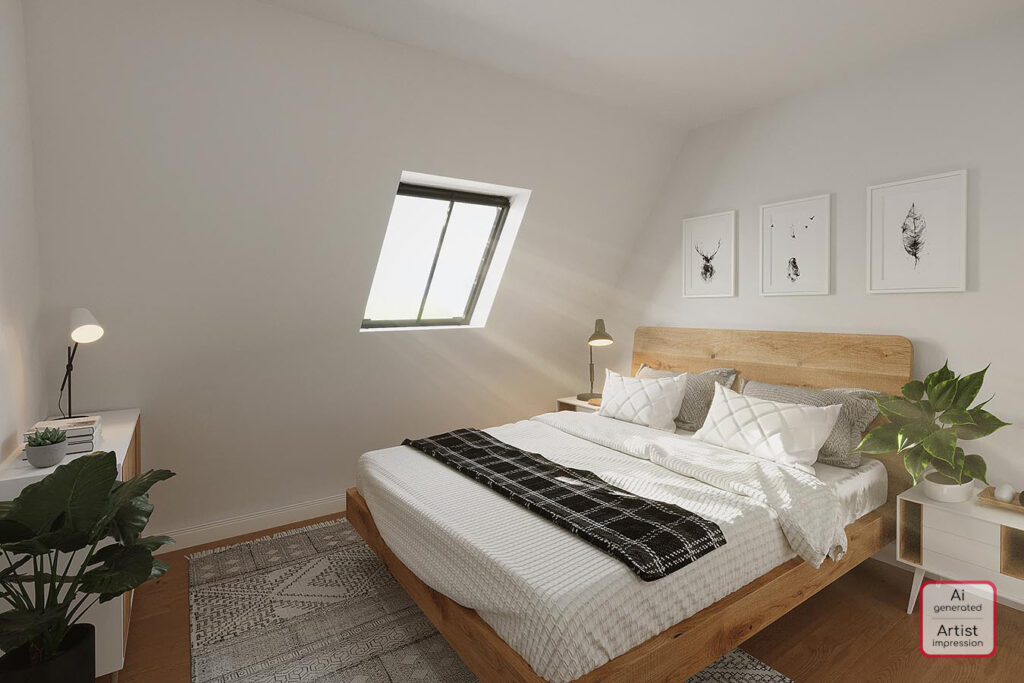 Definitieve impressies slaapkamer