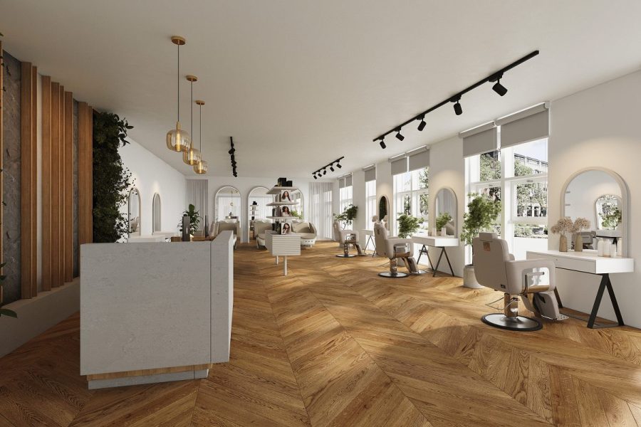 Artist impression luxe kapsalon