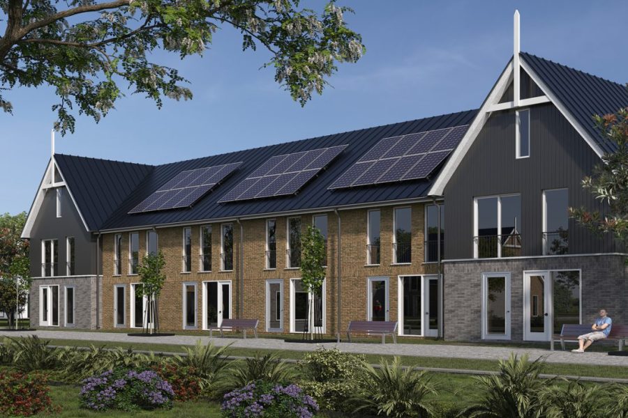 Artist Impressie nieuwbouwproject rijtjeswoning