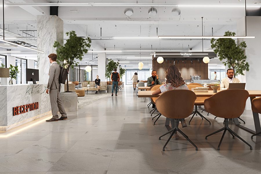 co working space artist impression object&co