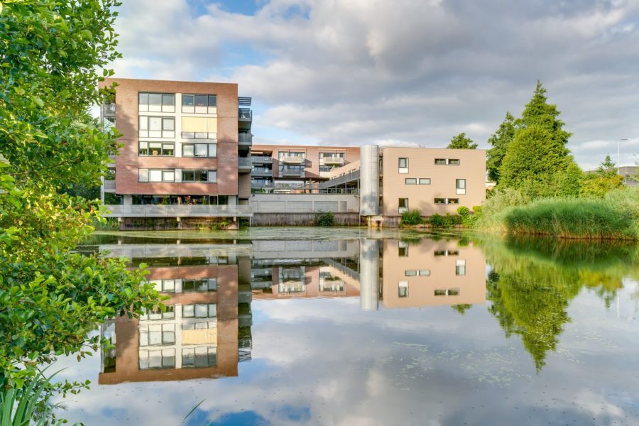 Vastgoedfoto met spiegeling